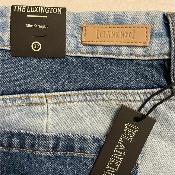 NWT Blank NYC The Lexington in Fare Warning Jeans Size 32 - Picture 7 of 10